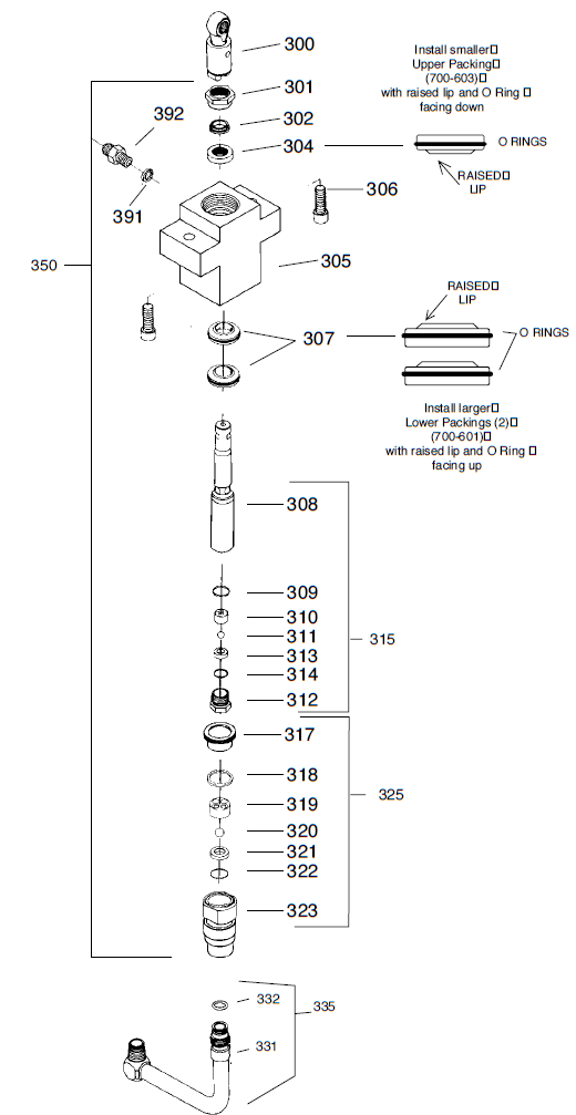 Epic 660HPX Fluid Section Parts